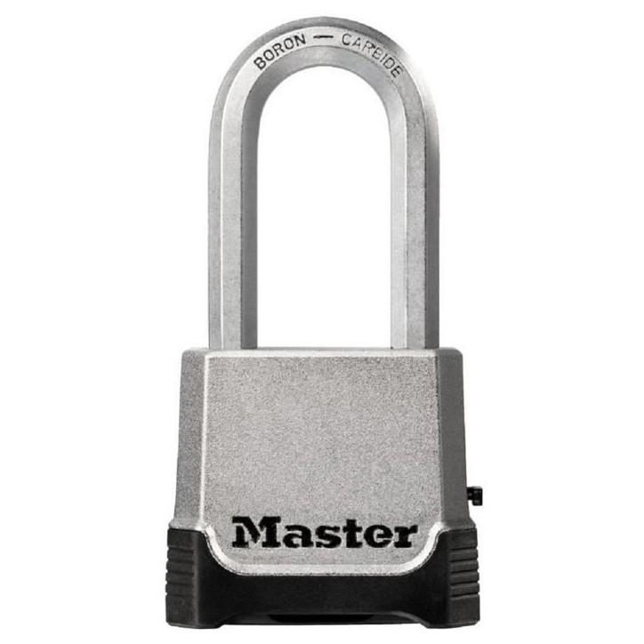 Cadenas Haute Sécurité - MASTER LOCK - M176EURDLH - Zinc - Anse XL - Extérieur Cadenas Haute Sécurité - MASTER LOCK - M176EURDLH - Zinc - Anse XL - Extérieur