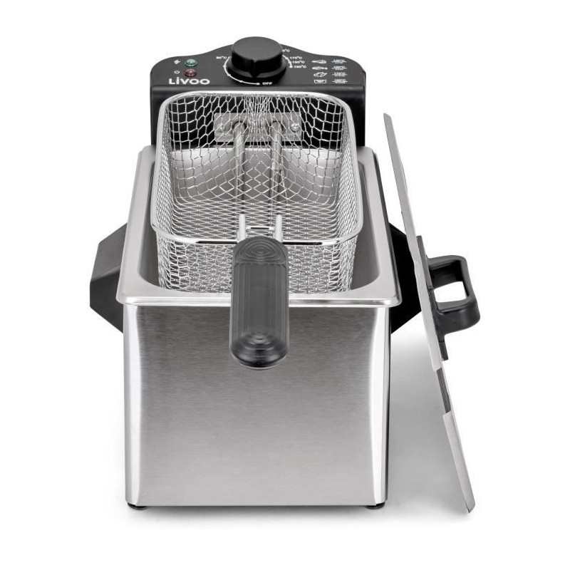 Friteuse 3 L - LIVOO - DOC216 - 2000W - 3L - Cuve amovible en acier in Friteuse 3 L - LIVOO - DOC216 - 2000W - 3L - Cuve amovible en acier in