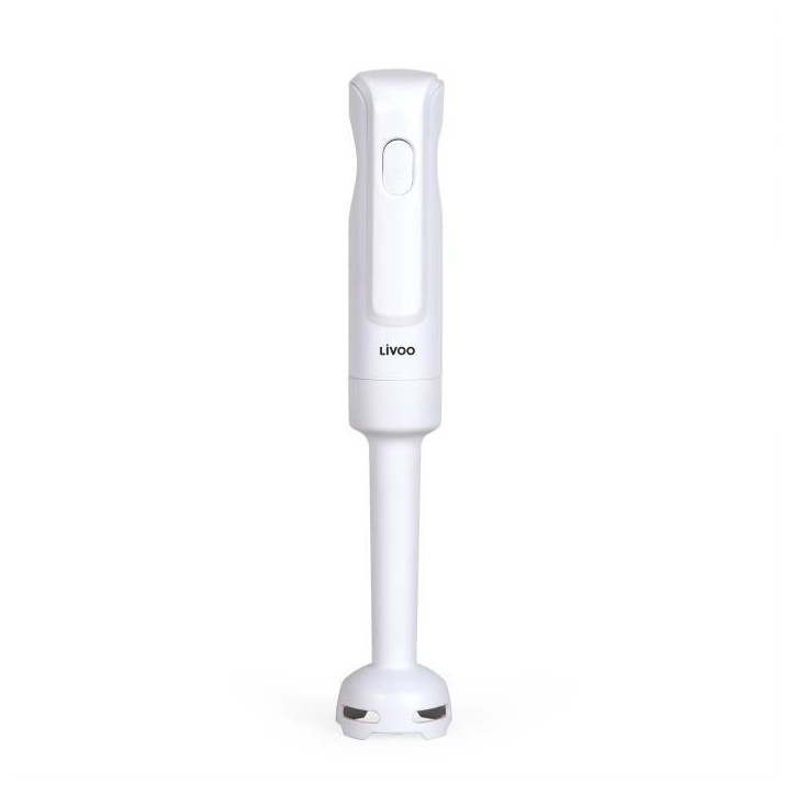 Mixeur plongeant - LIVOO - 300 W - 2 lames inox - 1 vitesse - Blanc Mixeur plongeant - LIVOO - 300 W - 2 lames inox - 1 vitesse - Blanc