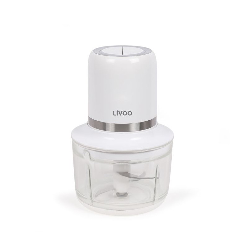 Hachoir électrique sans fil - LIVOO - 200 W - 2 vitesses - 1,2 L - 4 Hachoir électrique sans fil - LIVOO - 200 W - 2 vitesses - 1,2 L - 4