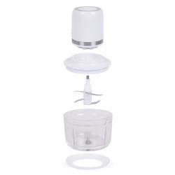 Hachoir électrique sans fil - LIVOO - 200 W - 2 vitesses - 1,2 L - 4