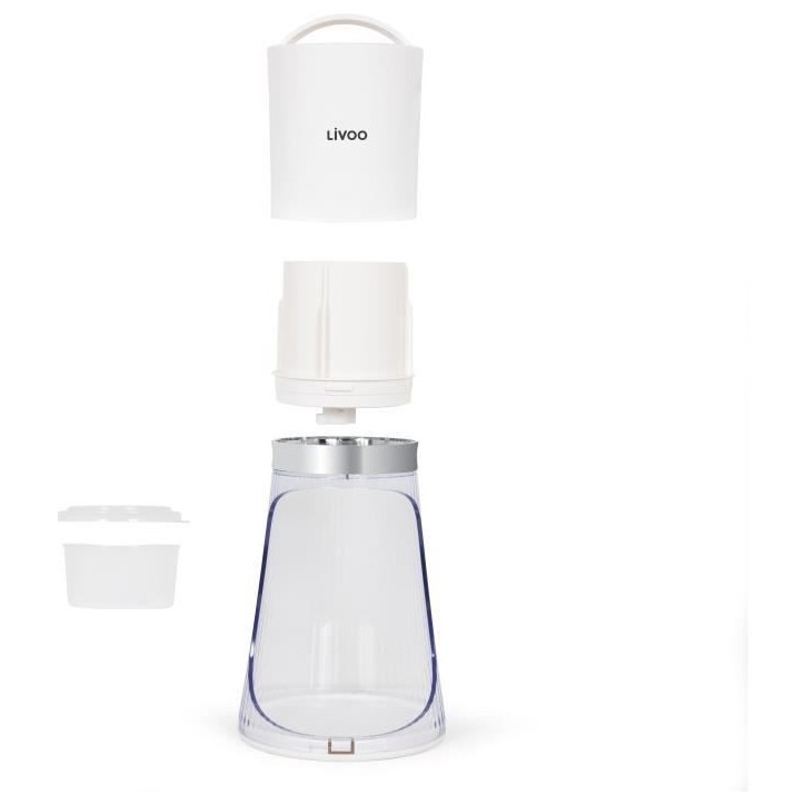 Appareil a glace pilée - LIVOO - DOM462 - 150 mL - 2 tailles - Mise en route automatique - Réservoir - Lame en acier inoxydabl Appareil a glace pilée - LIVOO - DOM462 - 150 mL - 2 tailles - Mise en route automatique - Réservoir - Lame en acier inoxydabl
