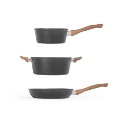 Batterie de cuisine - Induction - LIVOO - MEP147 - Aluminium antiadhé