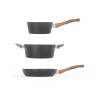 Batterie de cuisine - Induction - LIVOO - MEP147 - Aluminium antiadhé