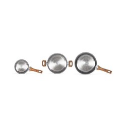 Batterie de cuisine - Induction - LIVOO - MEP147 - Aluminium antiadhé