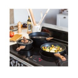 Batterie de cuisine - Induction - LIVOO - MEP147 - Aluminium antiadhé