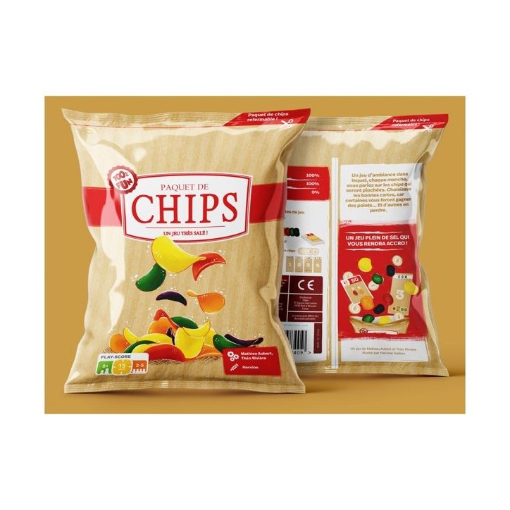 Jeu d'ambiance - Paquet de Chips - 2-5 joueurs - 30 min - Mixte Jeu d'ambiance - Paquet de Chips - 2-5 joueurs - 30 min - Mixte