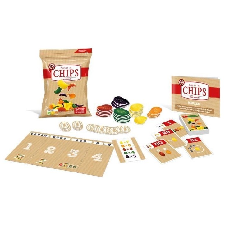 Jeu d'ambiance - Paquet de Chips - 2-5 joueurs - 30 min - Mixte Jeu d'ambiance - Paquet de Chips - 2-5 joueurs - 30 min - Mixte