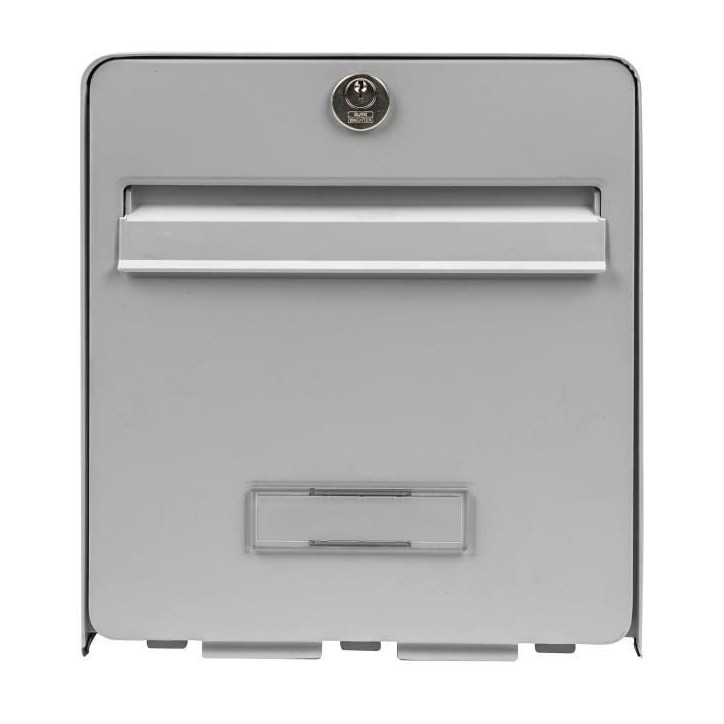 BURG WACHTER Boîte aux lettres Favor en acier galvanisé - 1 porte - Gris BURG WACHTER Boîte aux lettres Favor en acier galvanisé - 1 porte - Gris