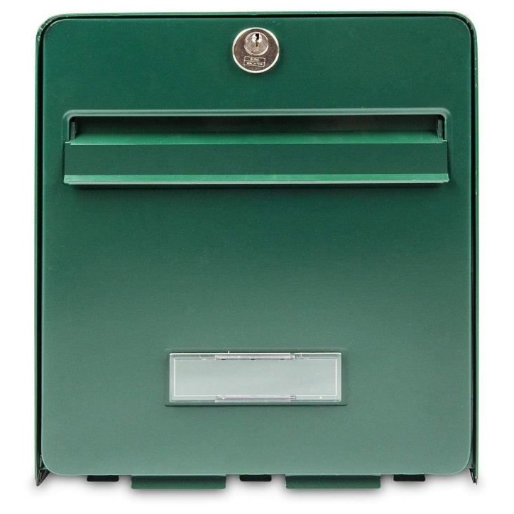 BURG WACHTER Boîte aux lettres Favor en acier galvanisé - 1 porte - Vert BURG WACHTER Boîte aux lettres Favor en acier galvanisé - 1 porte - Vert