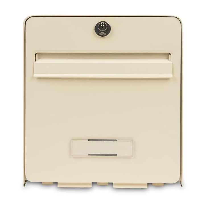 Boîte aux lettres - BURG WACHTER - Favor - Acier galvanisé - 1 porte - Beige Boîte aux lettres - BURG WACHTER - Favor - Acier galvanisé - 1 porte - Beige