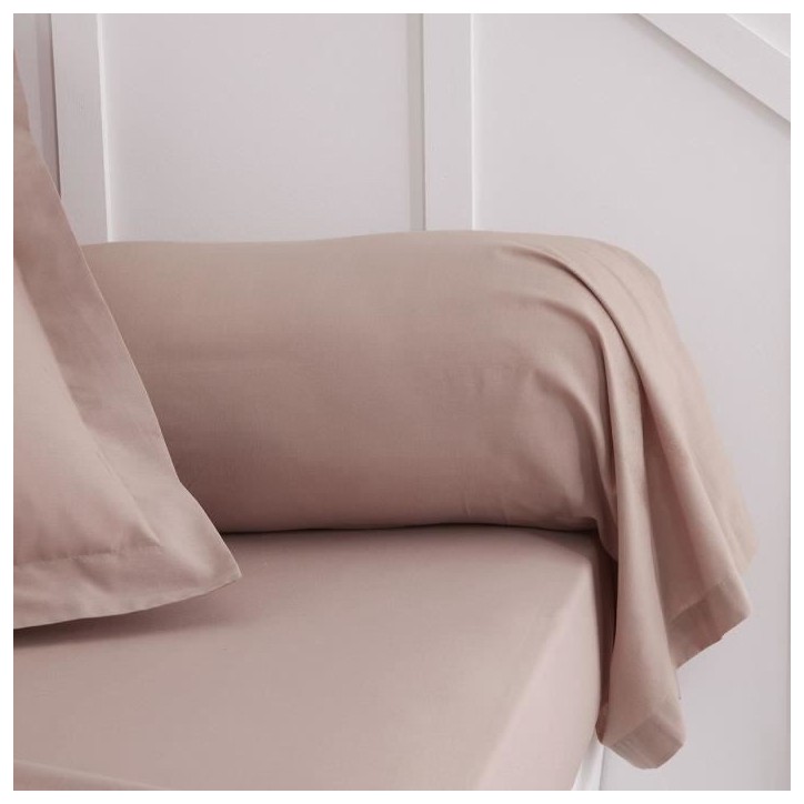 Taie de traversin - TODAY - Essential - 45 x 185 cm - 100% coton - Rose