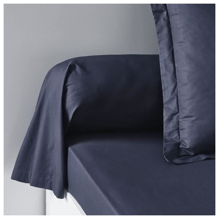 Taie de traversin - TODAY - Essential - 45 x 185 cm - 100% coton - Bleu marine