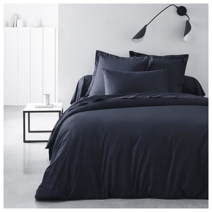 Taie de traversin - TODAY - Essential - 45 x 185 cm - 100% coton - Bleu marine