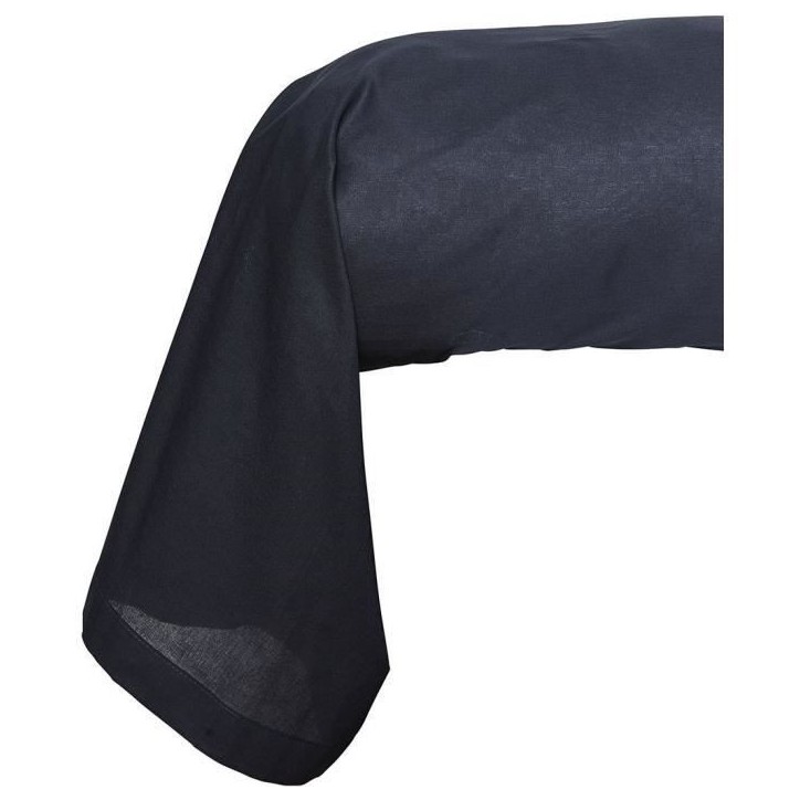 Taie de traversin - TODAY - Essential - 45 x 185 cm - 100% coton - Bleu marine