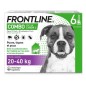 Frontline Combo chien - Anti-puces anti-tiques pour chien L - 20-40kg - 6 pipettes