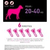 Frontline Tri-Act chien - Anti-puces anti-tiques pour chien L - 20-40k