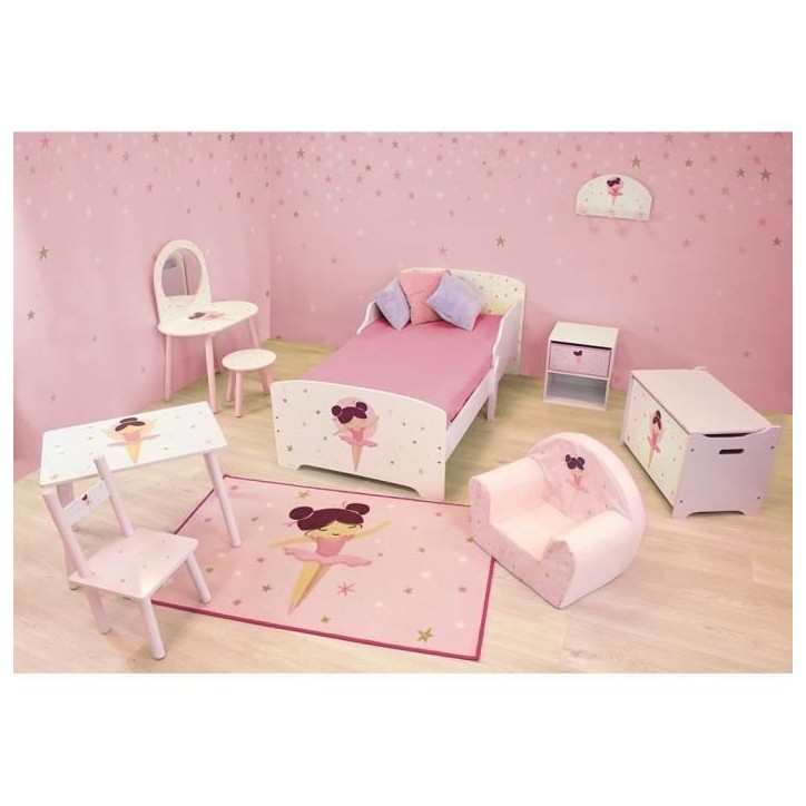 Coffret a jouets en bois - Danseuse Ballerine - FUN HOUSE - H.40 x L.58 x P.36 cm Coffret a jouets en bois - Danseuse Ballerine - FUN HOUSE - H.40 x L.58 x P.36 cm