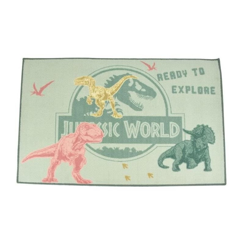 Tapis Dinosaure - FUN HOUSE - Jurassic World - 120x80 cm - Multicolore Tapis Dinosaure - FUN HOUSE - Jurassic World - 120x80 cm - Multicolore