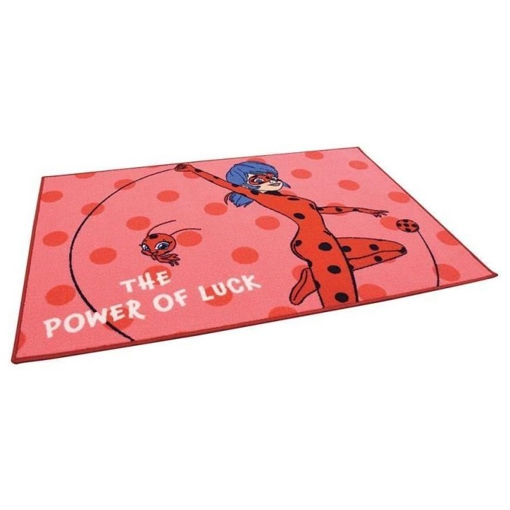Tapis - FUN HOUSE - Ladibug Miraculous - 120 x 80 cm - Multicolore - Lavable en surface Tapis - FUN HOUSE - Ladibug Miraculous - 120 x 80 cm - Multicolore - Lavable en surface