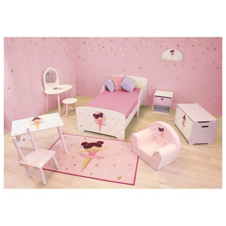 Tapis - FUN HOUSE - Danseuse Ballerine - 120 x 80 cm - Rose - Rectangulaire - Enfant Tapis - FUN HOUSE - Danseuse Ballerine - 120 x 80 cm - Rose - Rectangulaire - Enfant