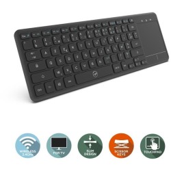 Clavier sans fil - MOBILITY - Noir - Azerty - USB 2.4 GHz - Compatible