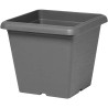 Pot de fleurs carré - GARDEN ID - Teramo noir-anthracite - 40 x 35 cm