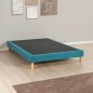 Sommier tapissier - 140x190 cm - Bleu turquoise - Kit - DEKO DREAM Eazyx Sommier tapissier - 140x190 cm - Bleu turquoise - Kit - DEKO DREAM Eazyx