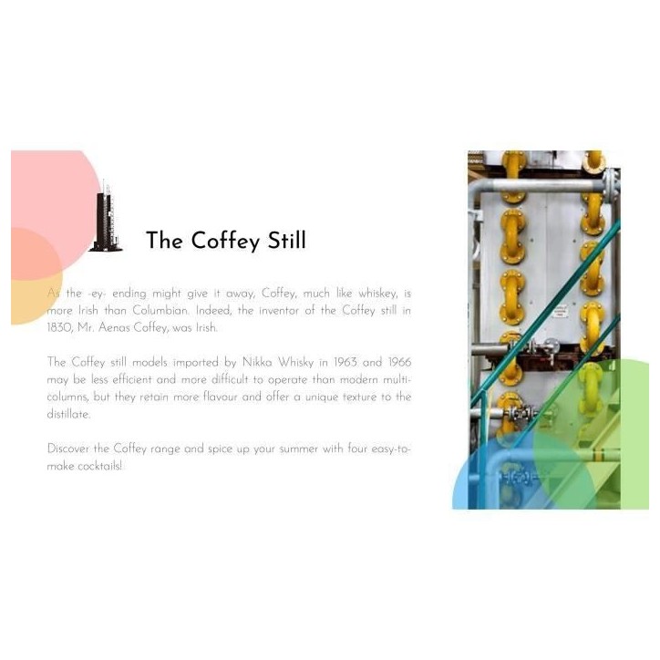 Nikka Coffey Vodka - Vodka de céréales - 40.0% Vol. - 70 cl avec étui