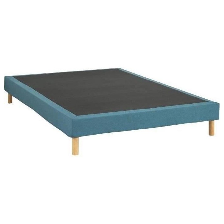 Sommier tapissier - 140x190 cm - Bleu turquoise - Kit - DEKO DREAM Eazyx Sommier tapissier - 140x190 cm - Bleu turquoise - Kit - DEKO DREAM Eazyx