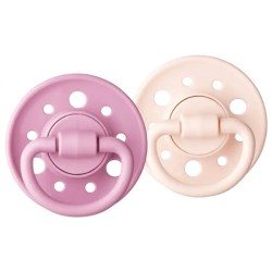 Duo sucettes caoutchouc - DODIE - GAIA - Ronde - 0/6 mois - Jardin Bot