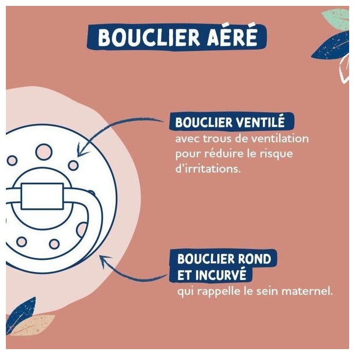 Duo sucettes caoutchouc - DODIE - GAIA - Ronde - 6/36 mois - Pleine nature Duo sucettes caoutchouc - DODIE - GAIA - Ronde - 6/36 mois - Pleine nature