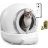KITTY - Litiere autonettoyante pour chats 65 L démontable et lavable