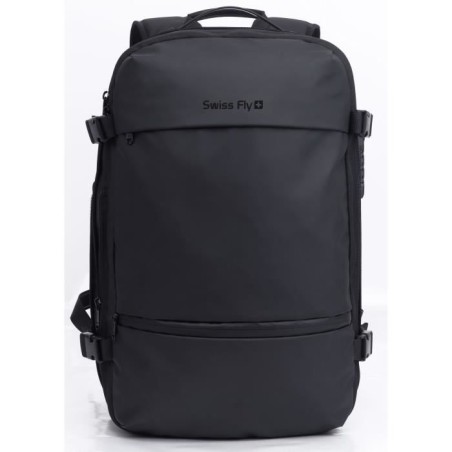 Sac de voyage a compression sous vide SWISS FLY - Pompe a batterie lit