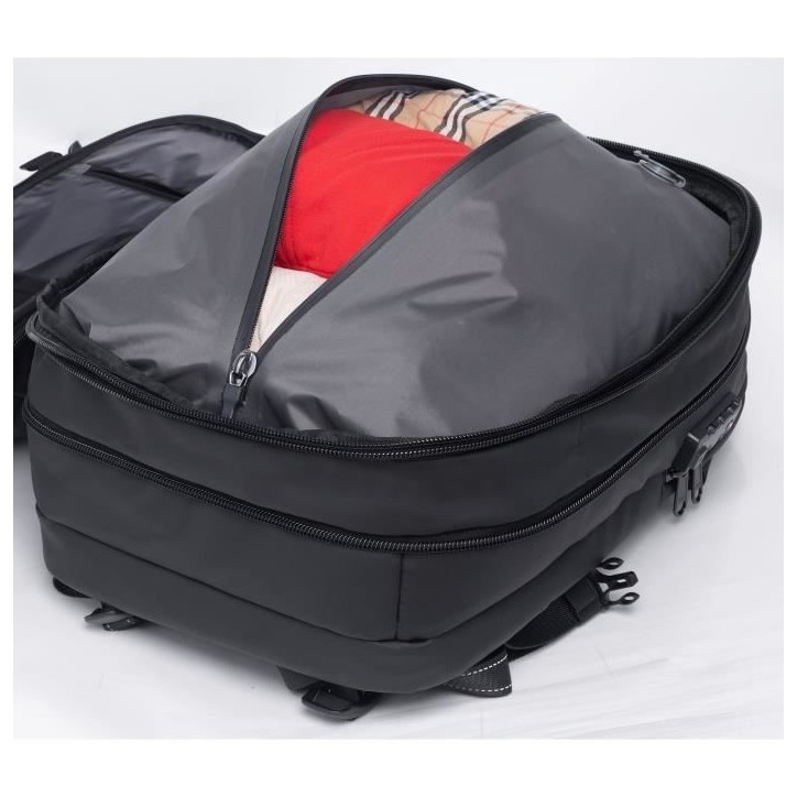 Sac de voyage a compression sous vide SWISS FLY - Pompe a batterie lithium externe - Multipoches - Imperméable - 40 L - Antivol Sac de voyage a compression sous vide SWISS FLY - Pompe a batterie lithium externe - Multipoches - Imperméable - 40 L - Antivol