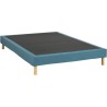 Sommier tapissier - 160x200 cm - Bleu turquoise - Kit - DEKO DREAM Eaz