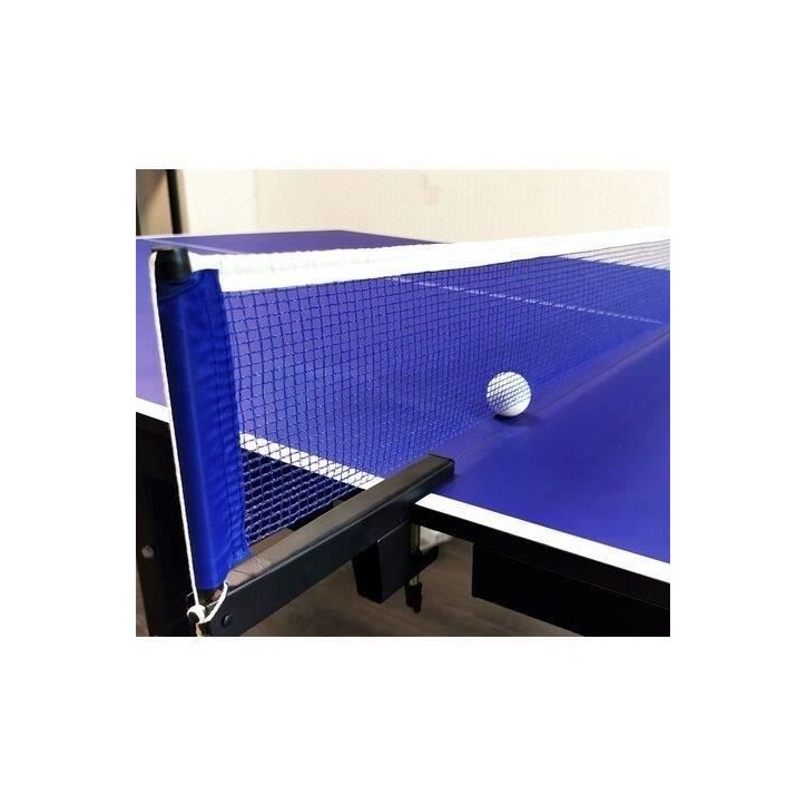 Table Tennis de table - Table de ping-pong - Pliable - Usage exterieure - 2 raquettes avec housse + 3 balles inclues - Bleu et n Table Tennis de table - Table de ping-pong - Pliable - Usage exterieure - 2 raquettes avec housse + 3 balles inclues - Bleu et n