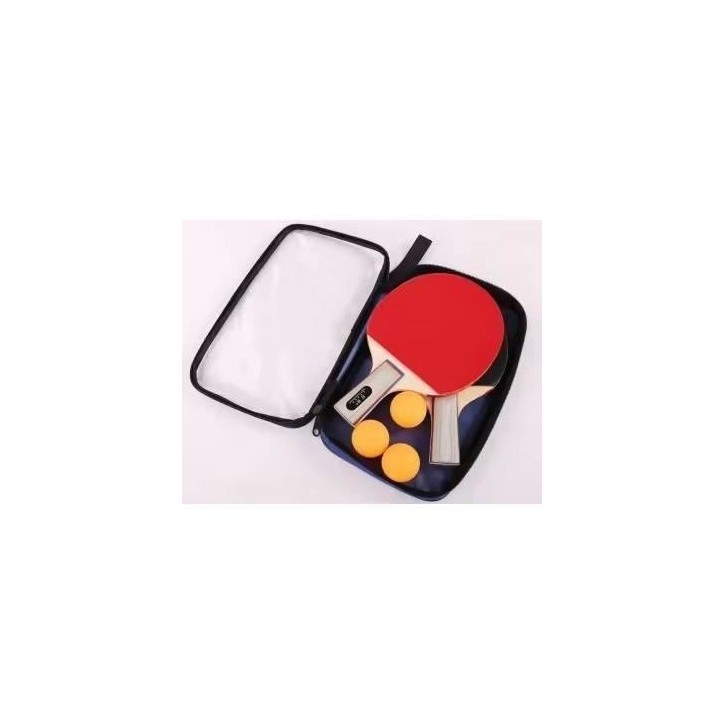 Table Tennis de table - Table de ping-pong - Pliable - Usage exterieure - 2 raquettes avec housse + 3 balles inclues - Bleu et n Table Tennis de table - Table de ping-pong - Pliable - Usage exterieure - 2 raquettes avec housse + 3 balles inclues - Bleu et n