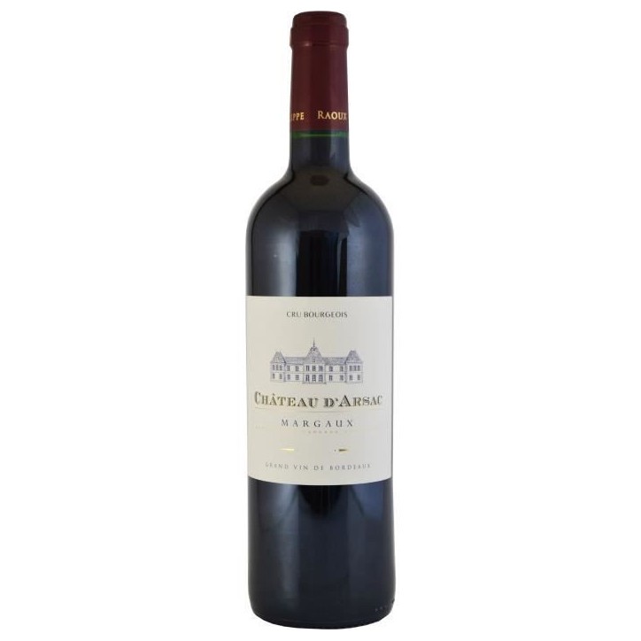Château d'Arsac 2017 - AOC Margaux Cru Bourgeois - Vin rouge de Bordeaux - 0.75 cl