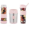 Mini blender - H.KoeNIG - SMOO12 - 300 W - 570 mL - Rose pastel - 2 go