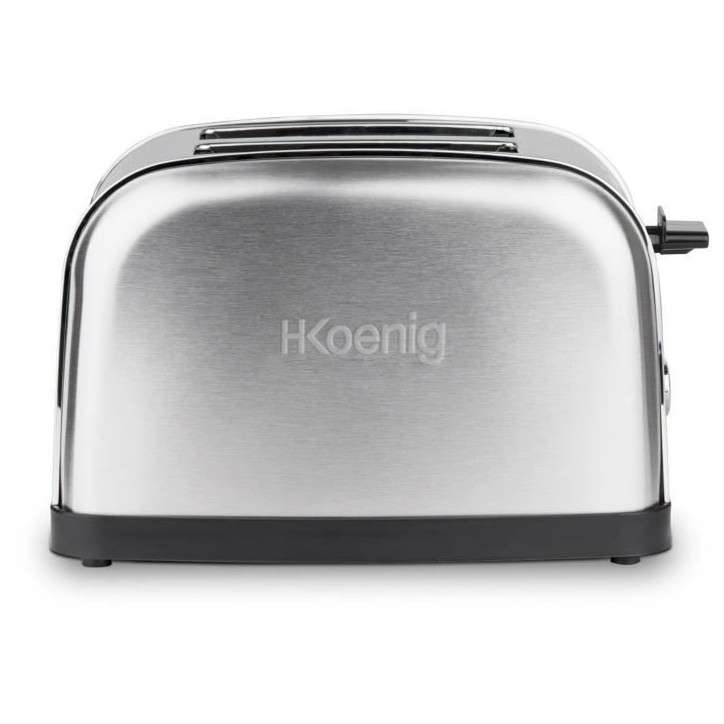 Grille-pain deux tranches - HKoeNIG - TOS7 - 850 W - Acier inoxydable