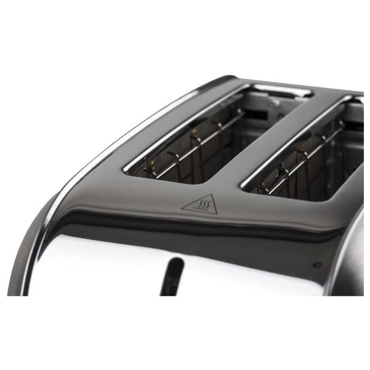 Grille-pain deux tranches - HKoeNIG - TOS7 - 850 W - Acier inoxydable