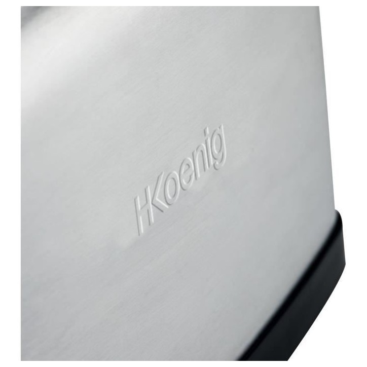 Grille-pain deux tranches - HKoeNIG - TOS7 - 850 W - Acier inoxydable