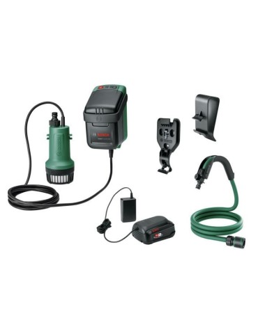 Pompe a eau de pluie - Bosch - GardenPump 18V-2000 - Sur batterie - Jet puissant - Fonction minuterie