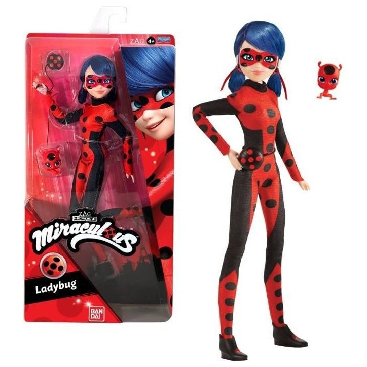Poupée Ladybug Miraculous 26 cm - Costume inédit - BANDAI