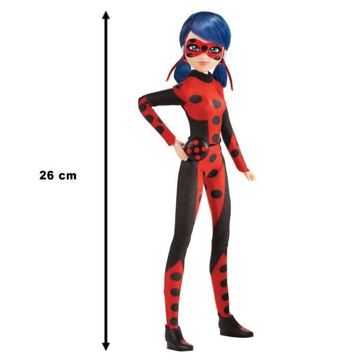 Poupée Ladybug Miraculous 26 cm - Costume inédit - BANDAI