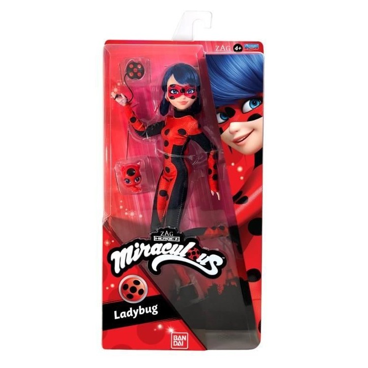 Poupée Ladybug Miraculous 26 cm - Costume inédit - BANDAI