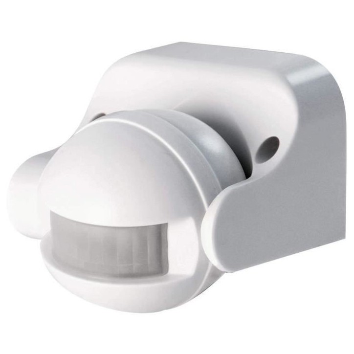 Détecteur de mouvement extérieur - SCS SENTINEL - LightSensor blanc - Portée 12m - Angle 180° Détecteur de mouvement extérieur - SCS SENTINEL - LightSensor blanc - Portée 12m - Angle 180°