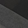 Sommier tapissier - 160x200 cm - Gris anthracite - Kit - DEKO DREAM Ea