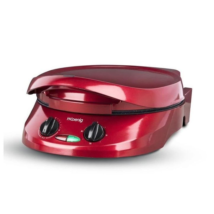 Appareil a tarte express HKoeNIG - TRT180 - Four a Pizza - Multicuiseur Multifonction - Température jusqu'a 210°C - Rouge - 18 Appareil a tarte express HKoeNIG - TRT180 - Four a Pizza - Multicuiseur Multifonction - Température jusqu'a 210°C - Rouge - 18